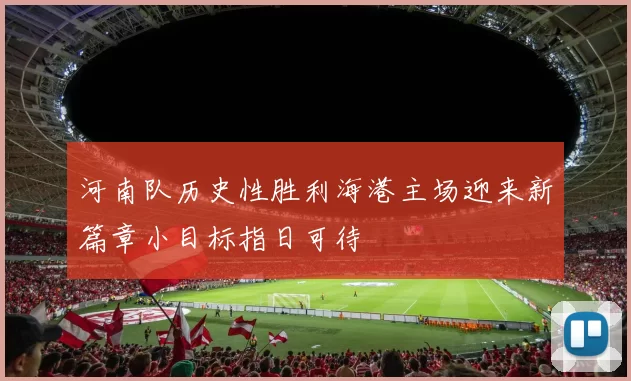 河南队历史性胜利海港主场迎来新篇章小目标指日可待