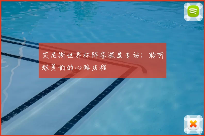 突尼斯世界杯阵容深度专访：聆听球员们的心路历程